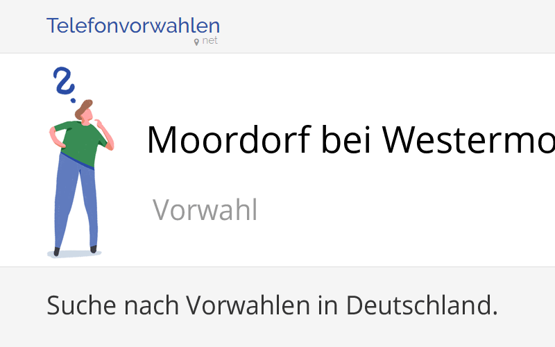 Stadtplan Moordorf bei Westermoor online: Karte von Moordorf bei Westermoor