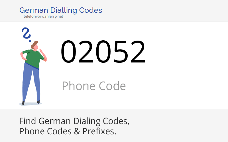 02052-dialling-code-phone-code-02052