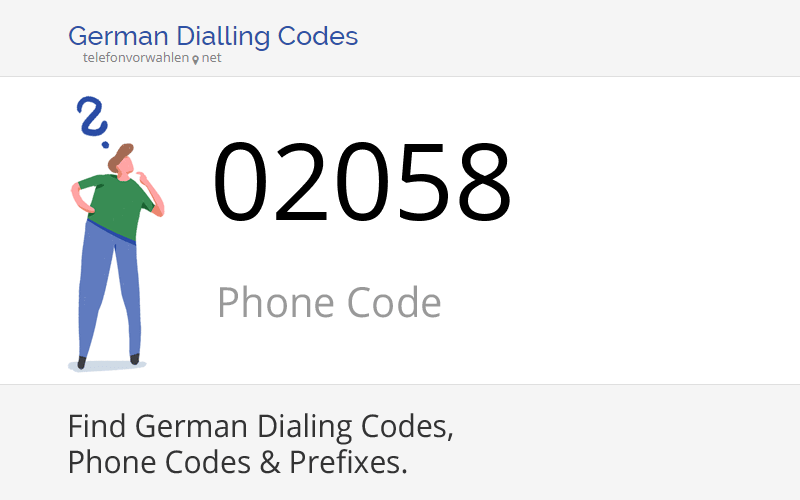 02058-dialling-code-phone-code-02058